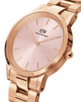 Daniel Wellington Iconic Link 32 Rose Gold & Light Pink Watch