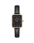 Daniel Wellington Quadro 20X26 Pressed Sheffield Rose Gold & Black Watch