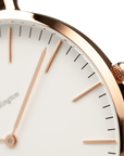 Daniel Wellington Classic 40 Canterbury Rose Gold & White Watch