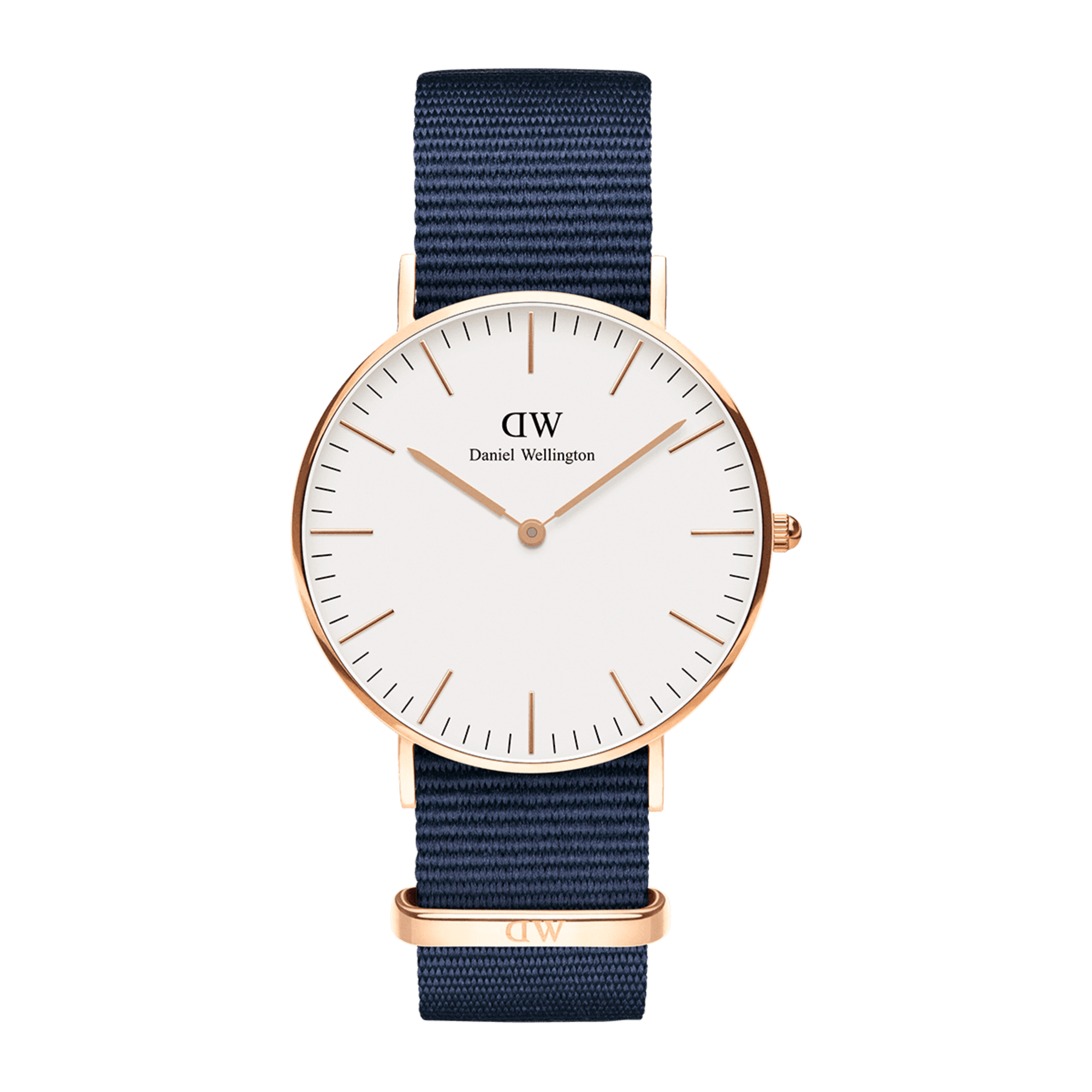 Daniel Wellington Classic 40 Bayswater Rose Gold &amp; White Watch