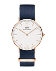 Daniel Wellington Classic 40 Bayswater Rose Gold & White Watch