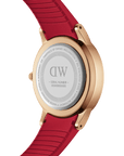 Daniel Wellington Iconic Motion Ruby 40 Rose Gold Red Watch