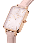 Daniel Wellington Quadro 20X26 Rouge Rose Gold Mother of Pearl Watch