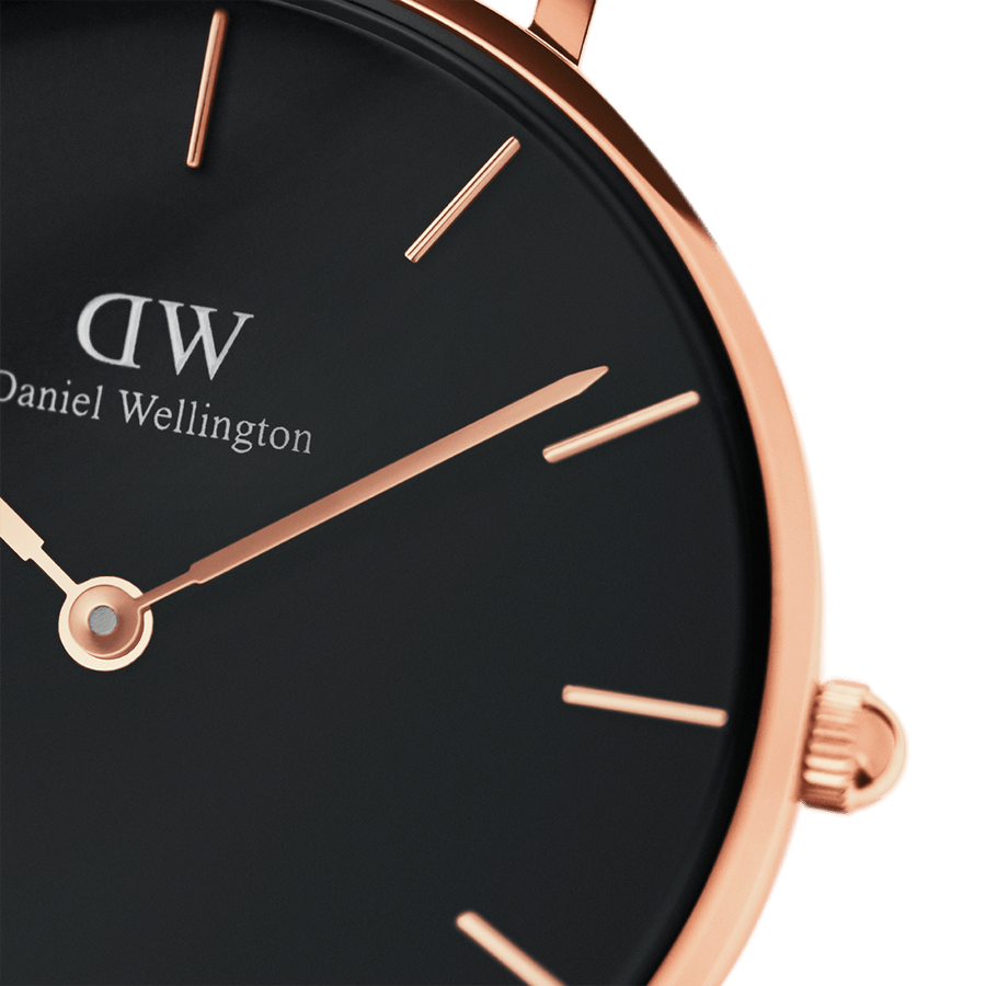 Daniel Wellington Petite 32 Sheffield Rose Gold & Black Watch