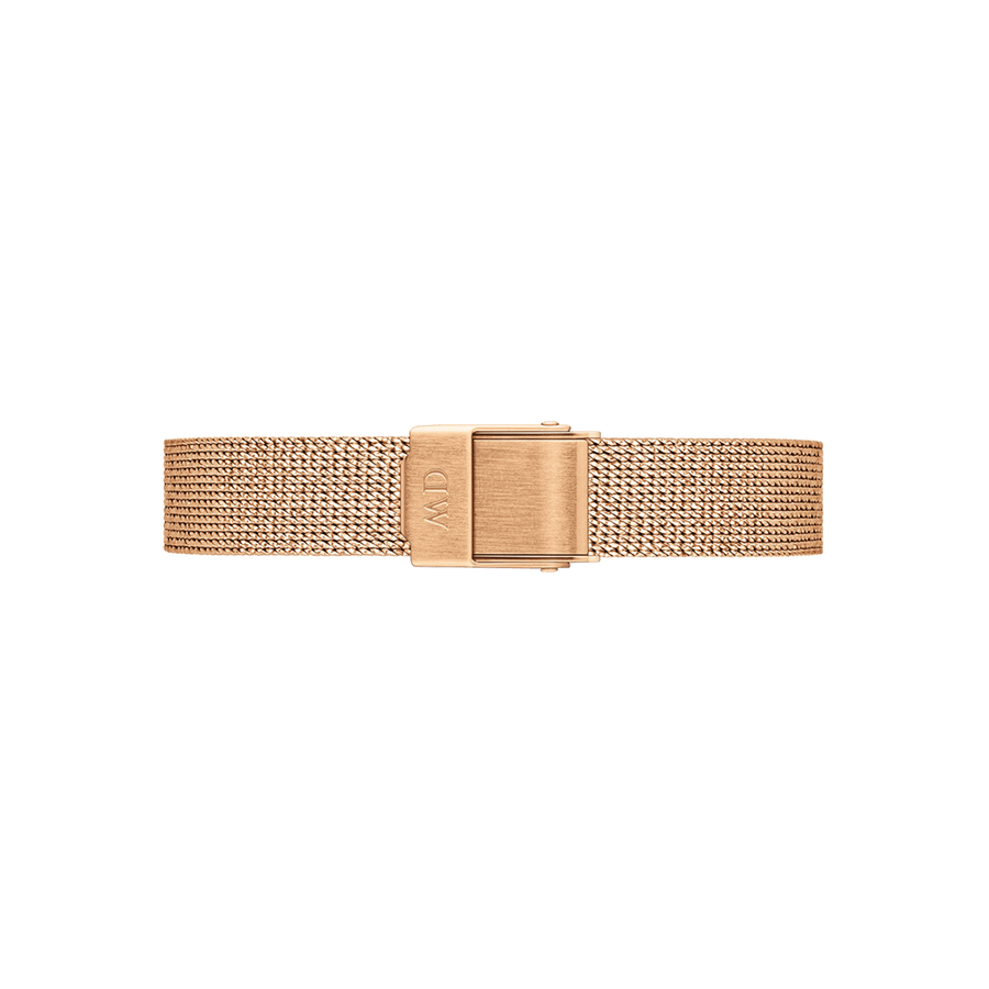 Daniel Wellington Quadro 20X26 Pressed Melrose Rose Gold & Green Watch