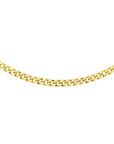 9CT 0.8MM DIAMOND CUT CURB CHAIN