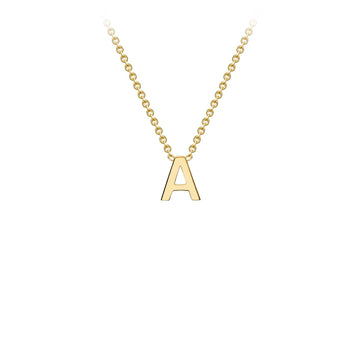 9CT PICCOLA INITIAL NECKLACE