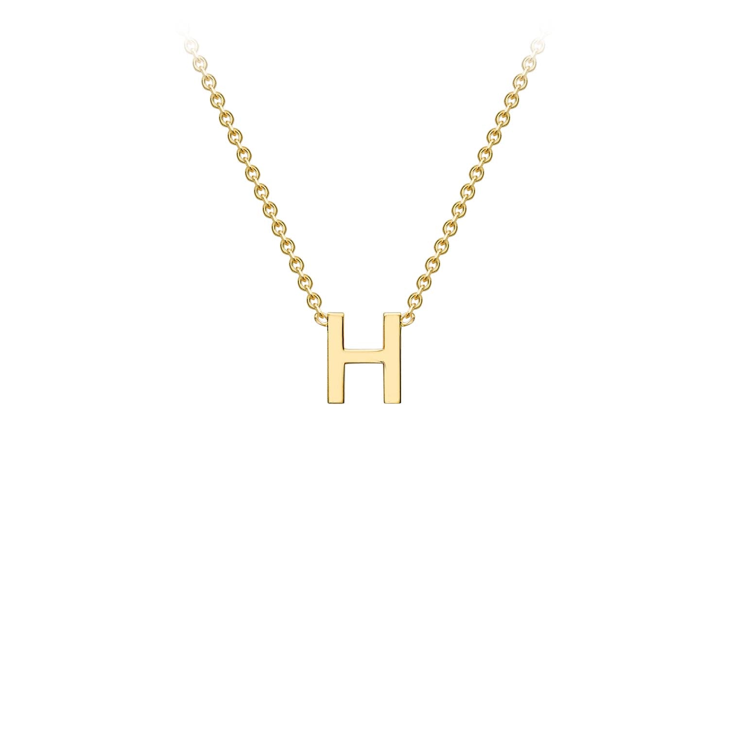 9CT PETITE INITIAL NECKLACE