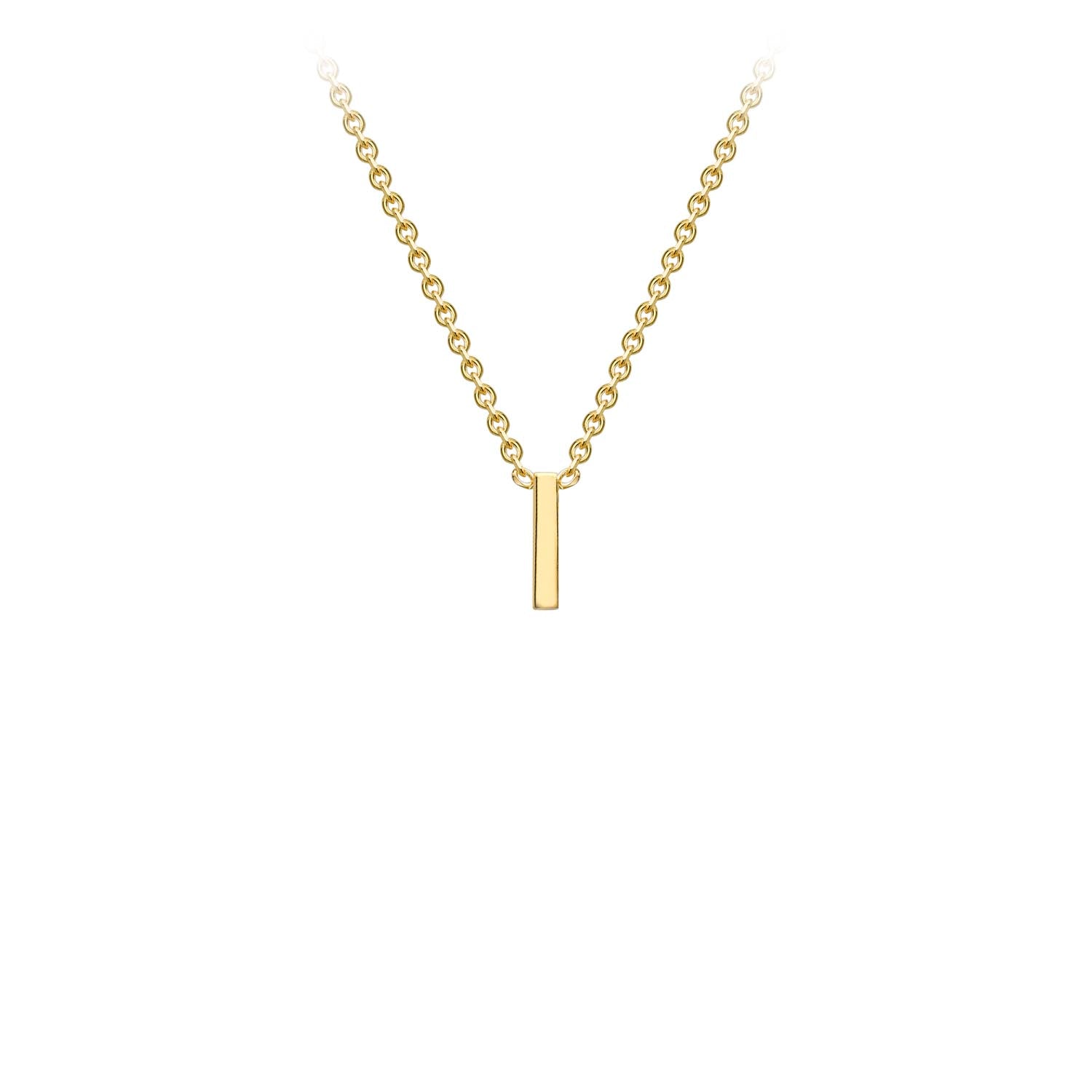 9CT PETITE INITIAL NECKLACE