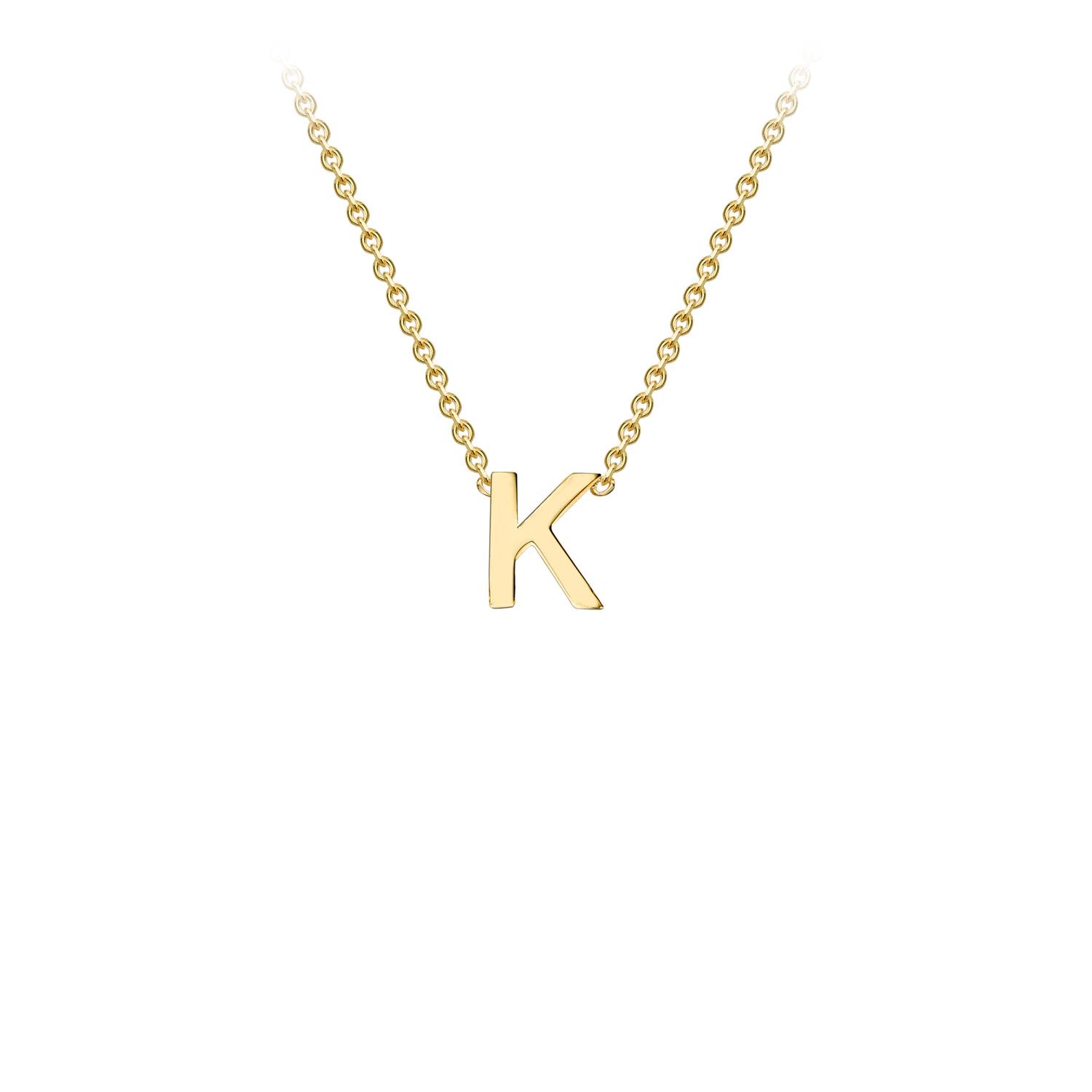 9CT PETITE INITIAL NECKLACE