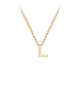 9CT PETITE INITIAL NECKLACE