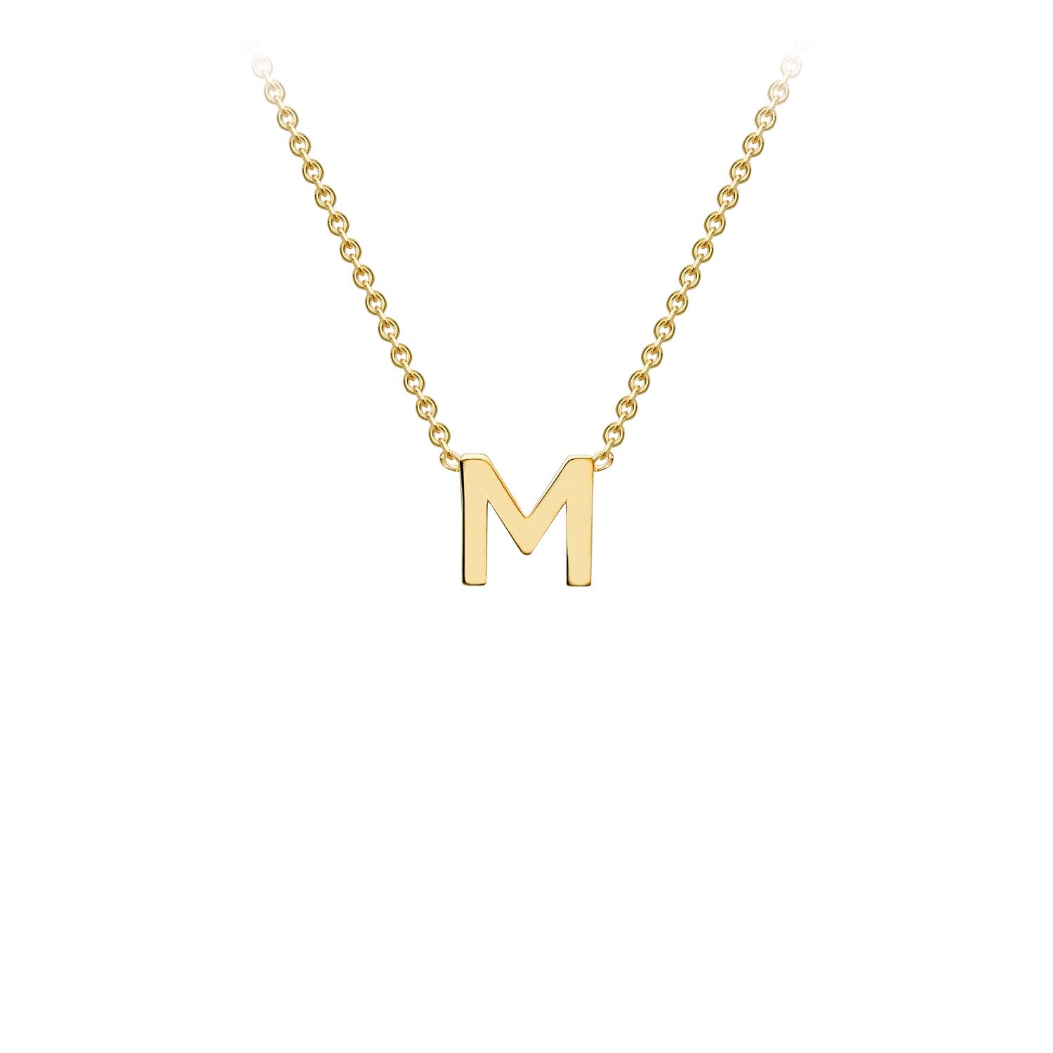 9CT PETITE INITIAL NECKLACE