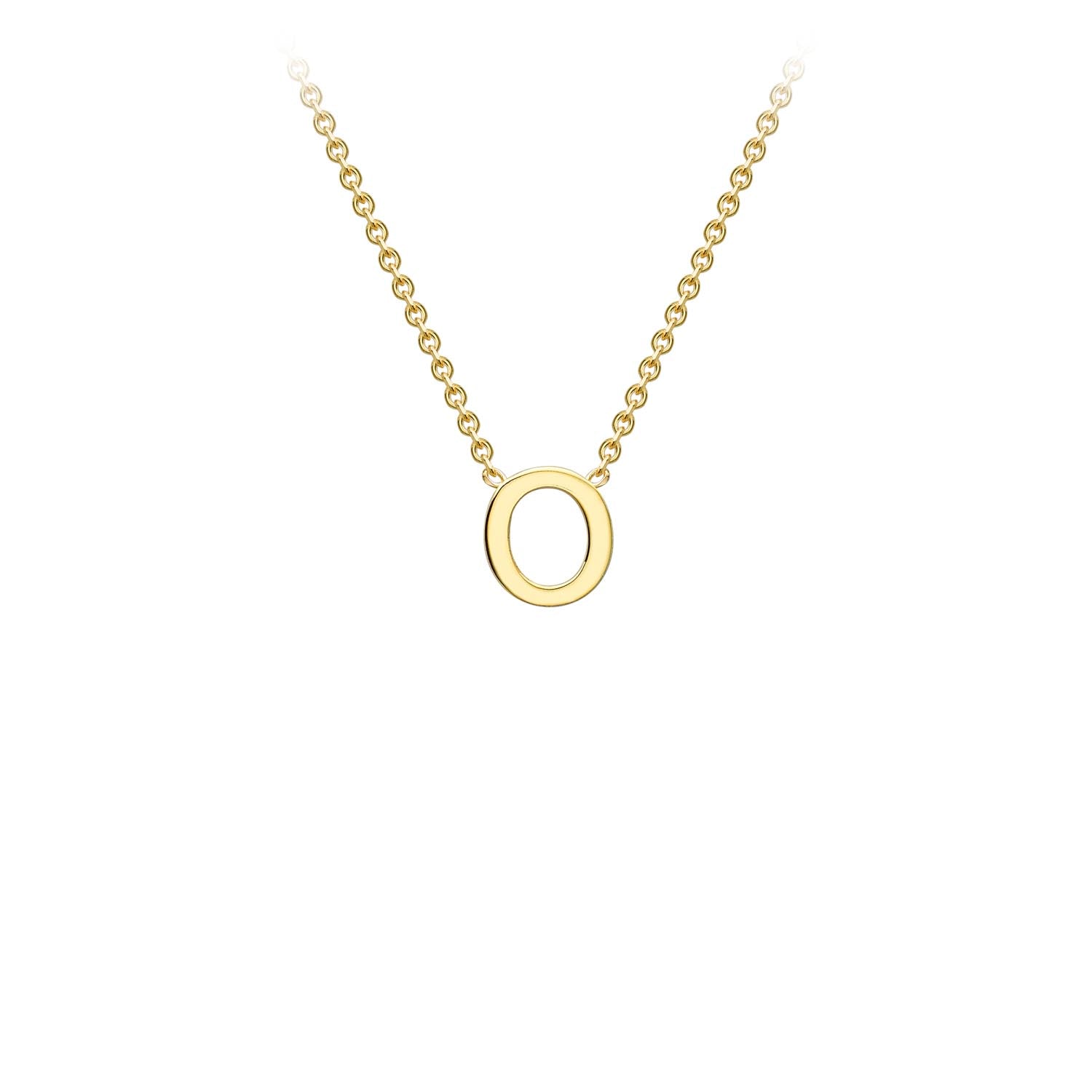 9CT PETITE INITIAL NECKLACE