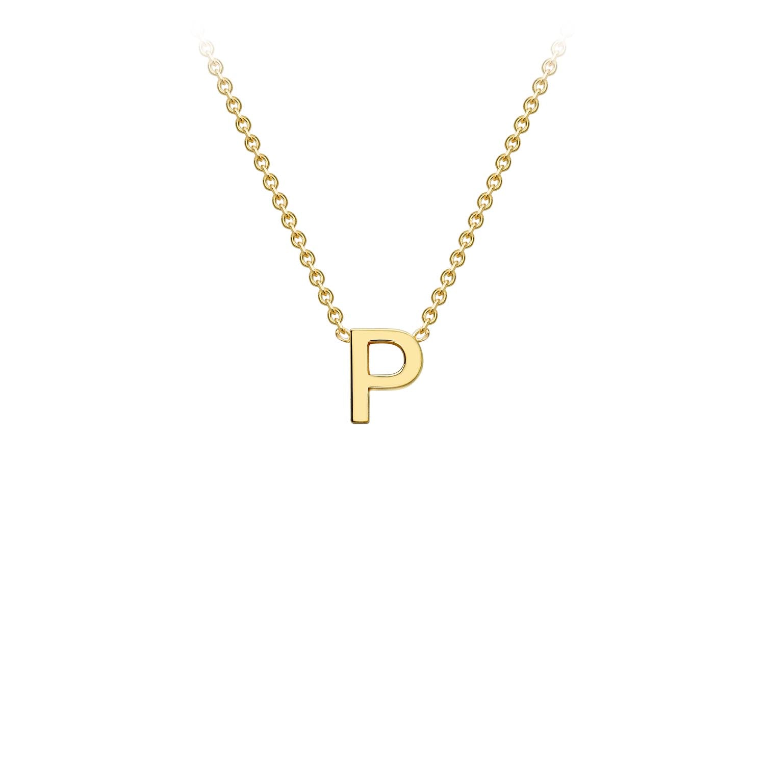 9CT PETITE INITIAL NECKLACE