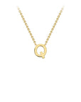 9CT PETITE INITIAL NECKLACE