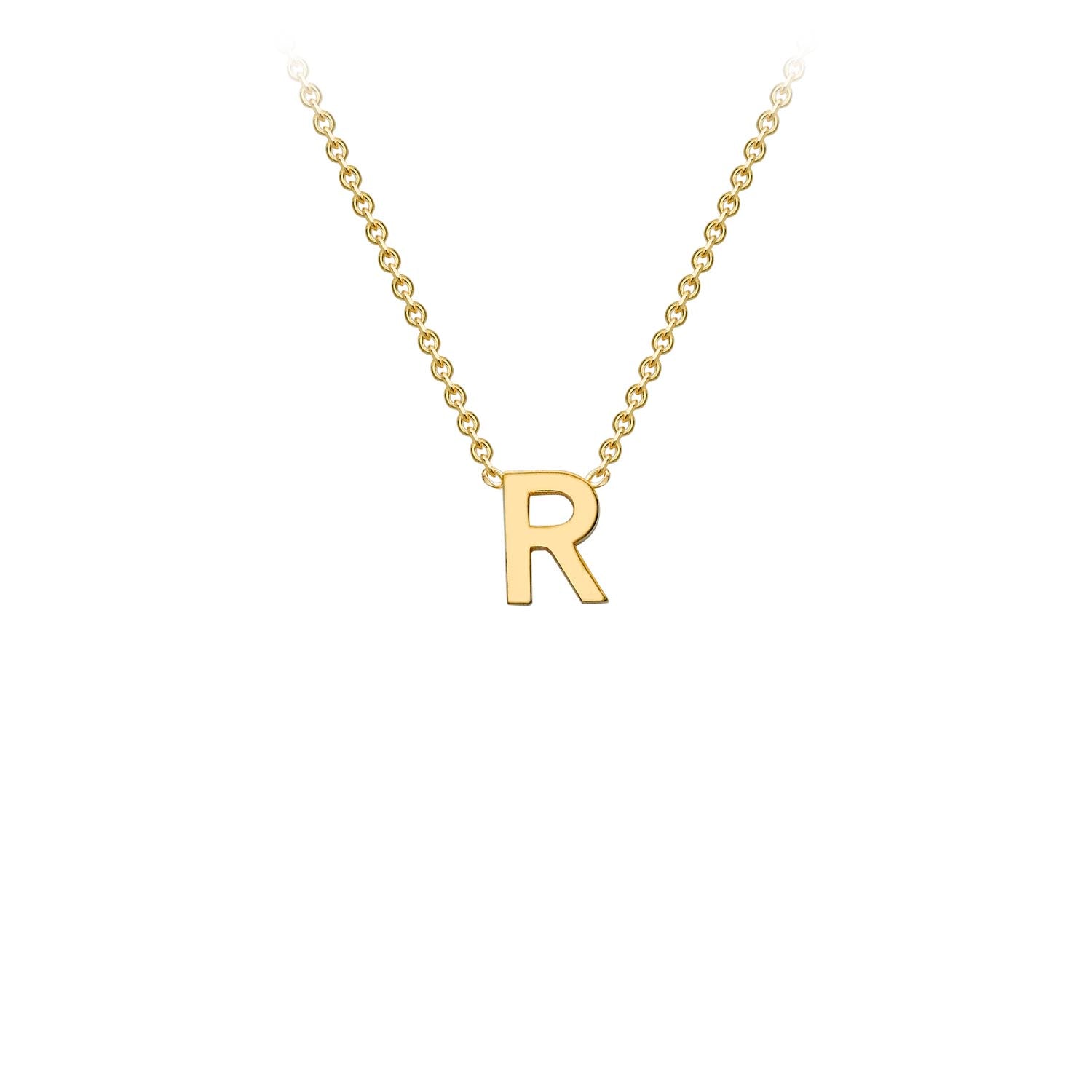 9CT PETITE INITIAL NECKLACE