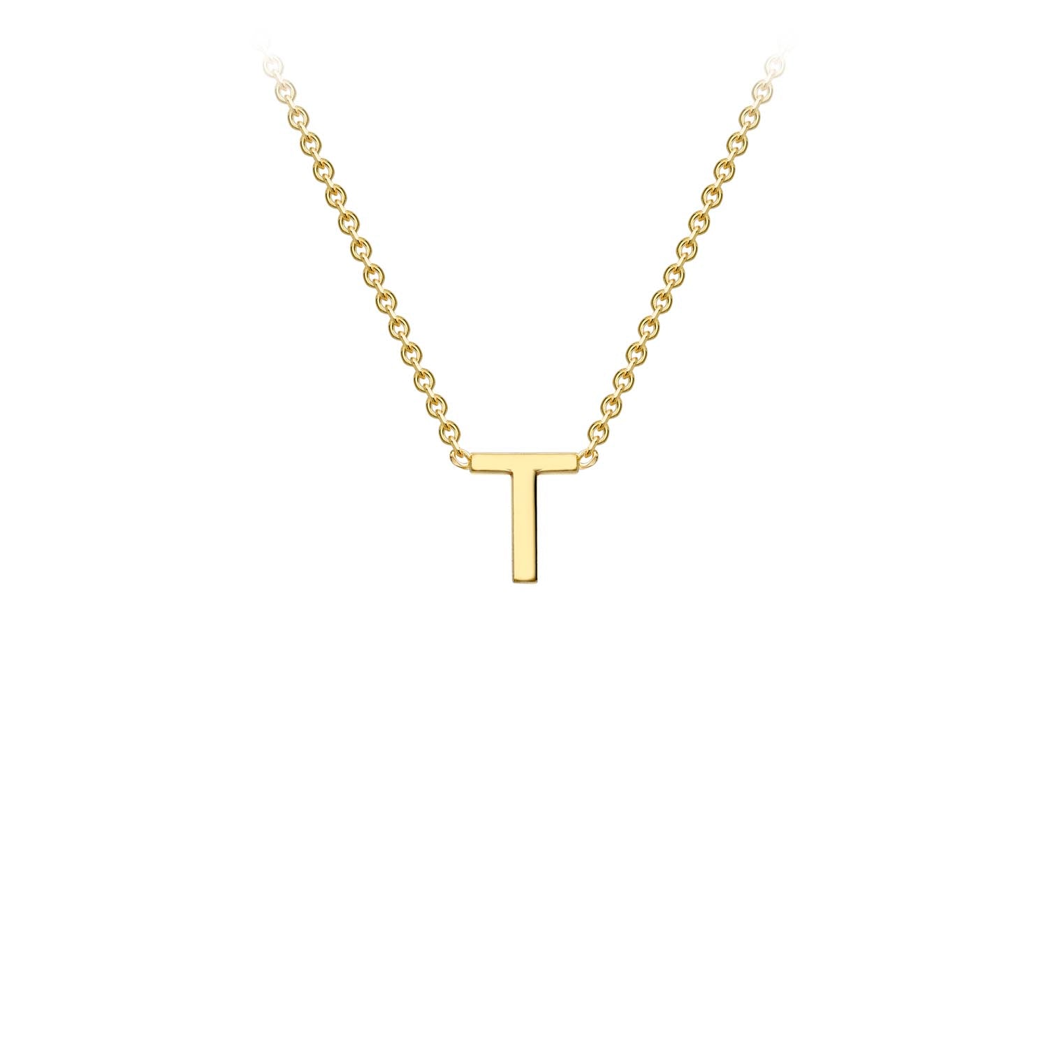 9CT PETITE INITIAL NECKLACE