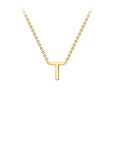 9CT PETITE INITIAL NECKLACE