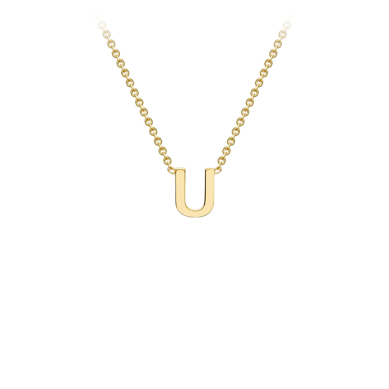 9CT PETITE INITIAL NECKLACE