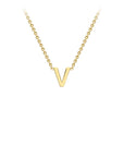 9CT PETITE INITIAL NECKLACE