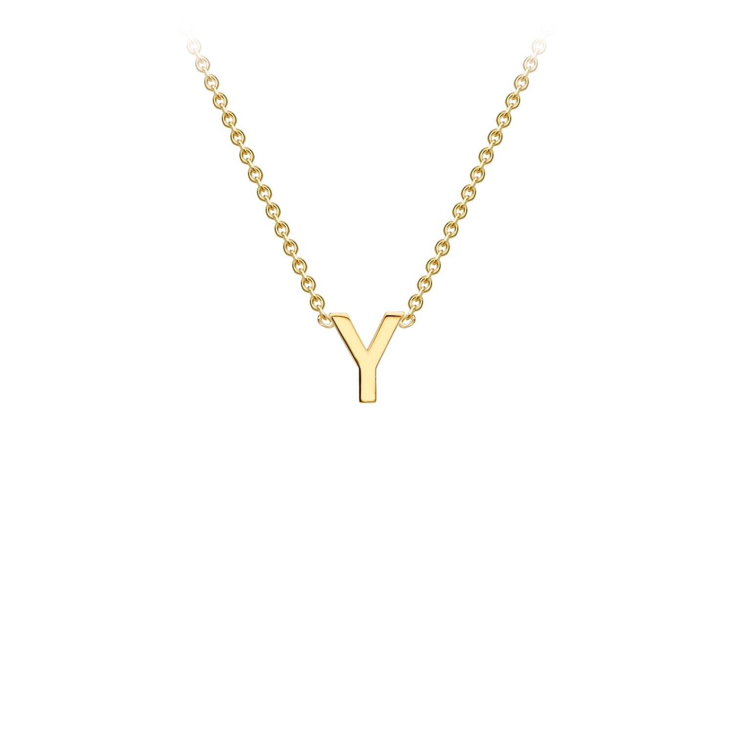 9CT PETITE INITIAL NECKLACE