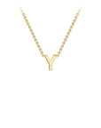 9CT PETITE INITIAL NECKLACE