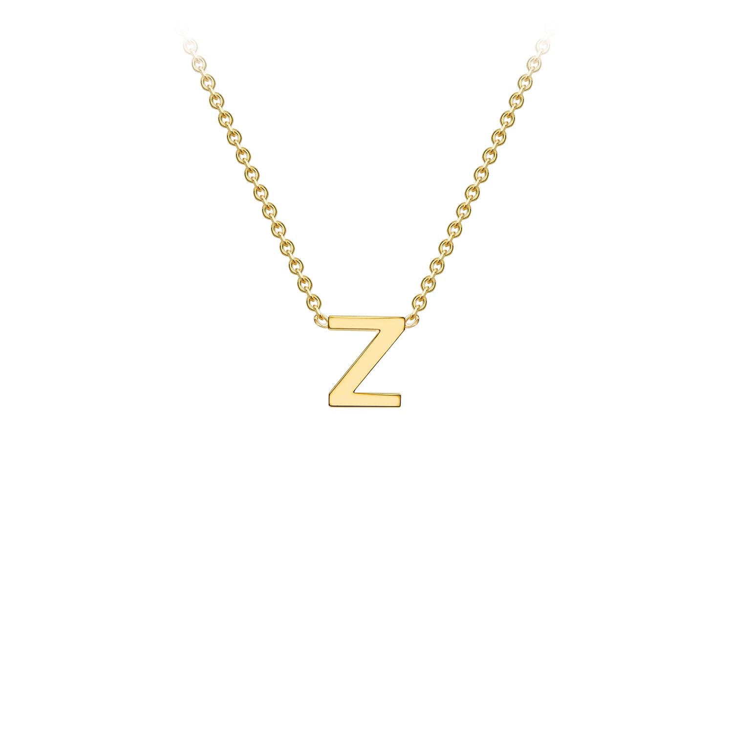 9CT PETITE INITIAL NECKLACE