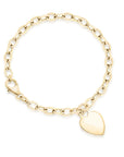 9CT HEART BRACELET