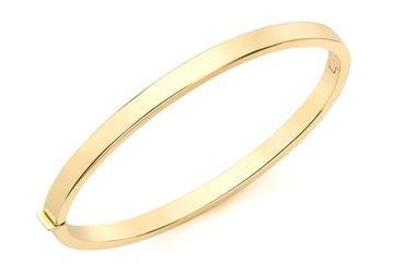 9CT DALLAS HINGED BANGLE