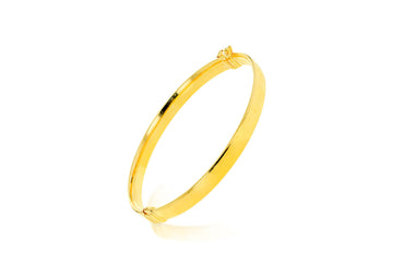 9CT DAKOTA HINGED BANGLE