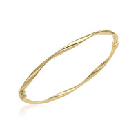 9CT INDIANNA HINGED BANGLE