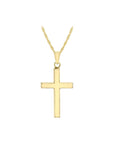 9CT MARIA CROSS NECKLACE