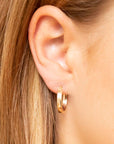 9CT CELINE HOOP EARRINGS