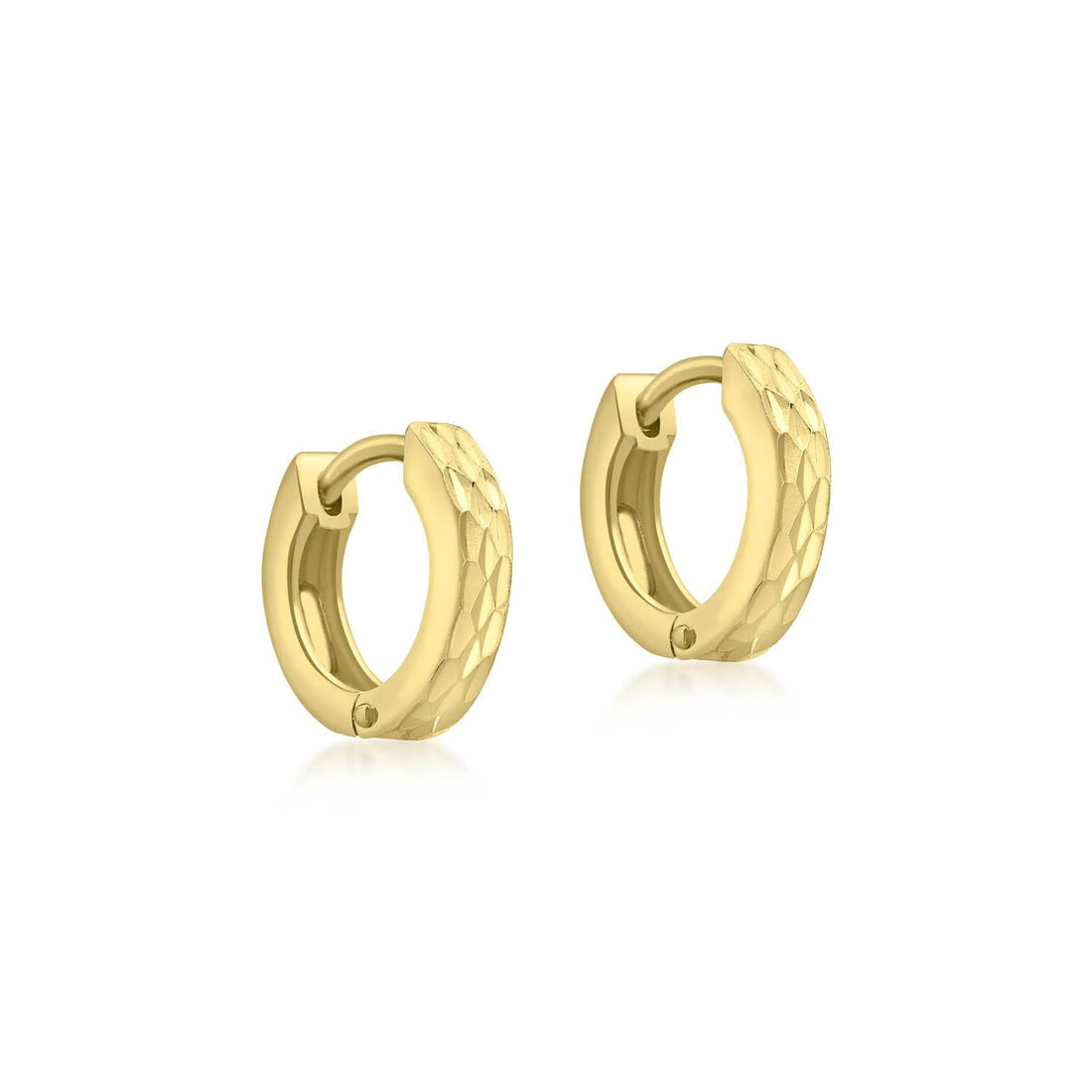 9CT MALLORY HUGGIE EARRINGS