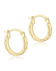 9CT JORDANA HOOP EARRINGS