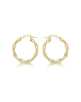 9CT CHARLI HOOP EARRINGS