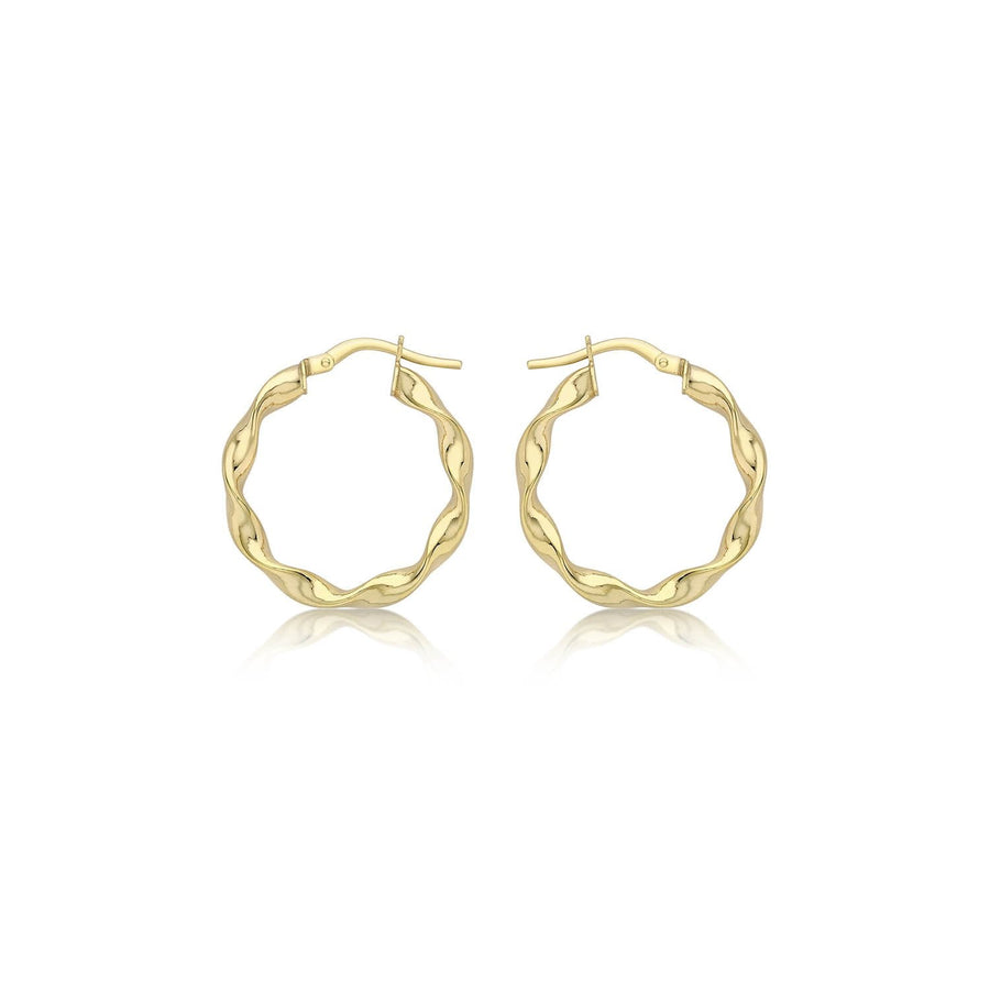 9CT CHARLI HOOP EARRINGS