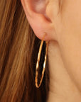 9CT BRIELLE HOOP EARRINGS