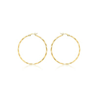 9CT BRIELLE HOOP EARRINGS