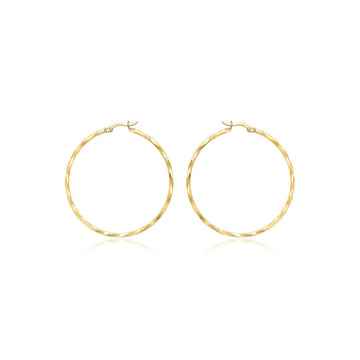 9CT BRIELLE HOOP EARRINGS