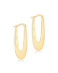 9CT CARMELLA HOOP EARRINGS