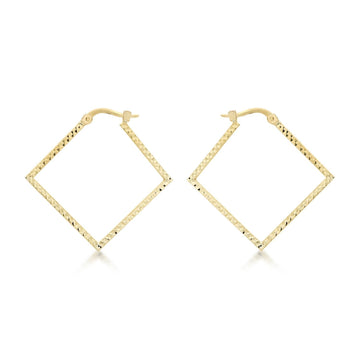 9CT ANIYAH HOOP EARRINGS