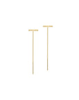 9CT TALIA THREAD EARRINGS