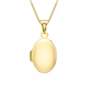 9CT CLASSIC LOCKET PENDANT