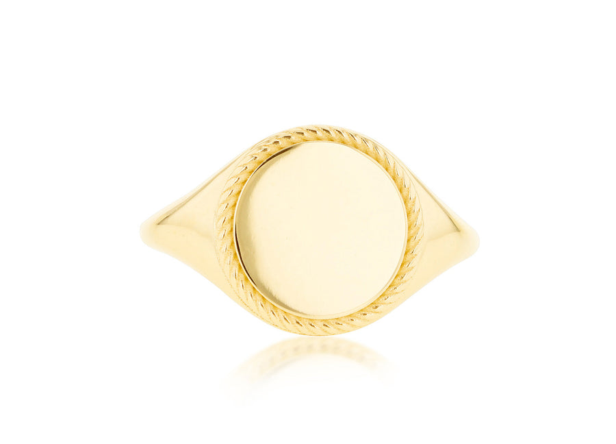 9CT NEVADA SIGNET RING