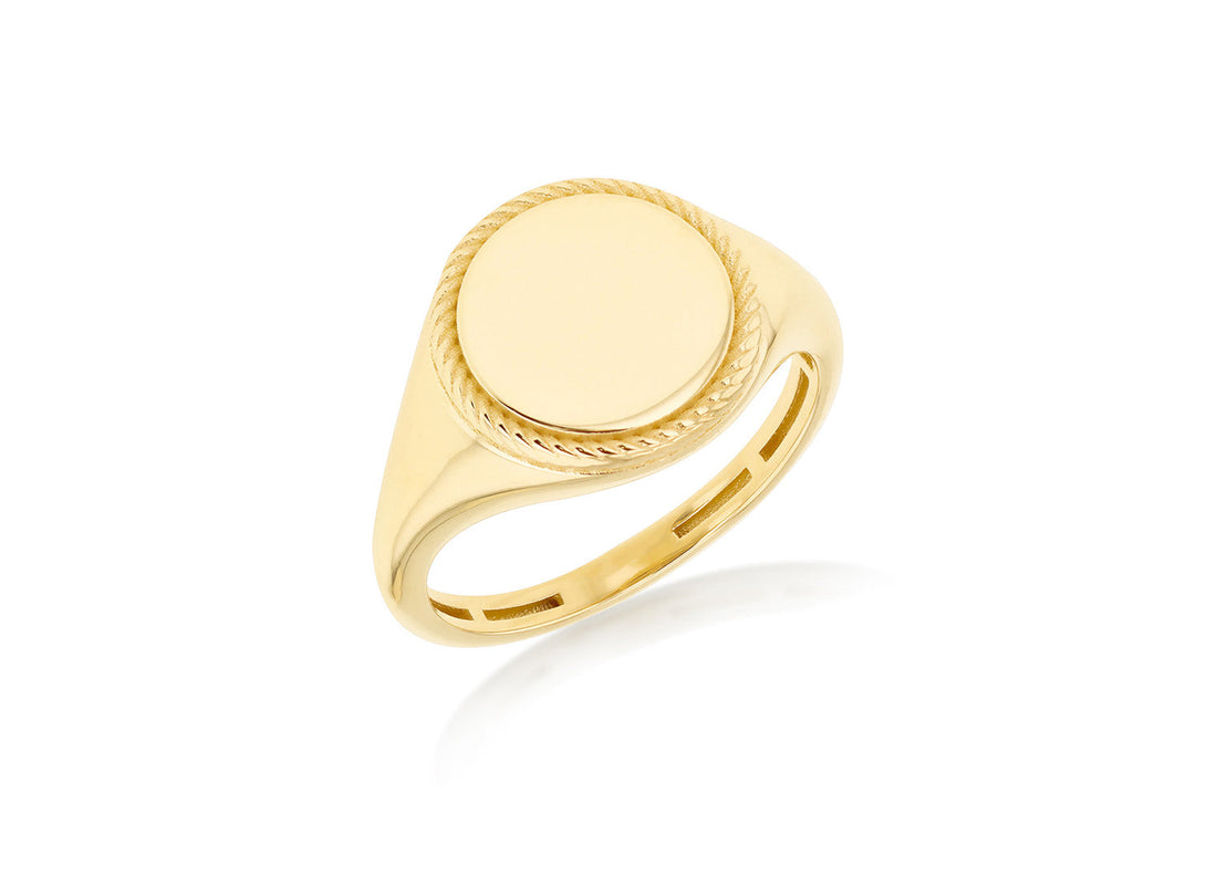 9CT NEVADA SIGNET RING