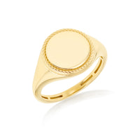 9CT NEVADA SIGNET RING