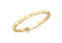 9CT GOLD BRICK STACKER RING