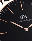 Daniel Wellington Classic 40 Roselyn Rose Gold & Black Watch