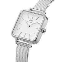 Daniel Wellington Quadro Studio 22x22 Silver & White Watch